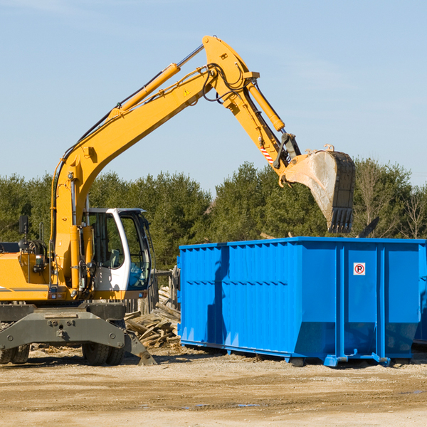 what are the rental fees for a residential dumpster in Caldwell West Virginia